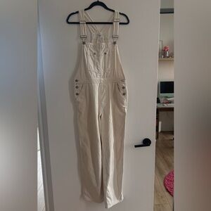 Sunday Best Aritzia Women's Cream Overalls